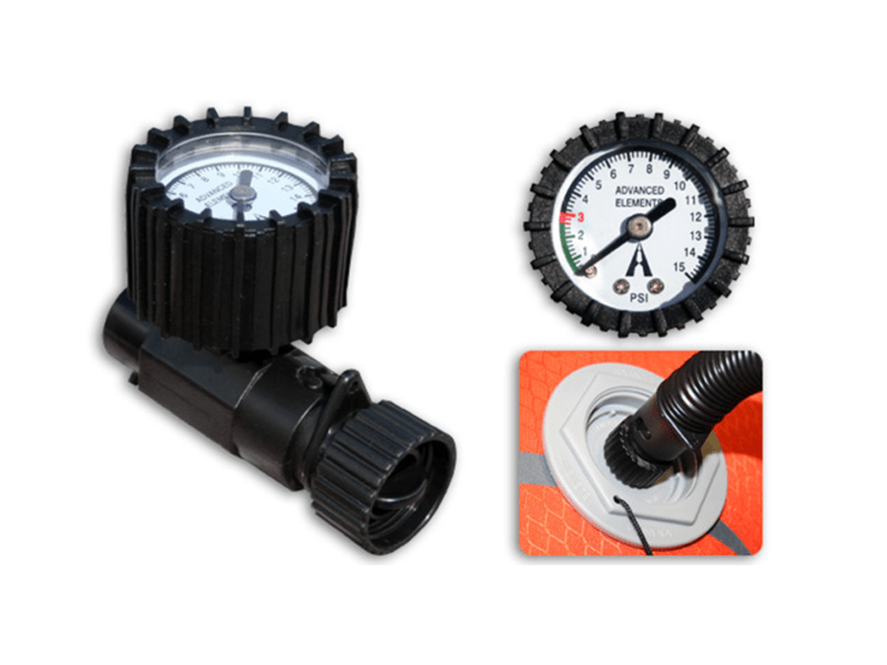 Inline Valve Adaptor with Gauge